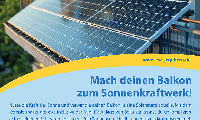 Flyer Sonnenkraftwerk