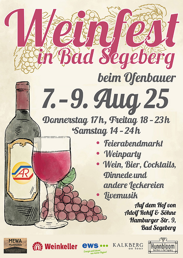 Plakat Weinfest 2025