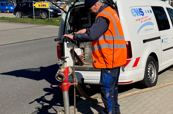 Hydrantenwartung
